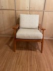 Vintage Mid Century Modern Mcm Spade Chair In The Manner Of Finn Juhl Lounge