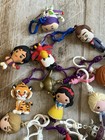 Lot Of  20 Disney Pixar Exclusive 3d Figural Blind Bag Clips keychain- Euc-frsh