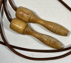 Vtg Muhammad Ali Leather Jump Rope Skip Rope A Dope Cassius Clay