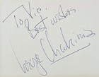 George Chakiris Autograph Signed Vintage Album Page 1970s Kismet West Side Story