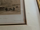 Antique 19th Century David Roberts  Sinai  Cassell Lithograph Engraving Framed