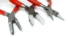 3 Pliers Set For Wire Working Forming Bending Rosary  Nylon Jaw  Concave convex