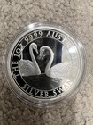 2022  1 Australian Swan Queen Elizabeth Ii - 1 Oz Silver Proof Coin