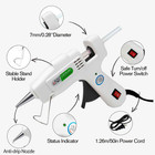 Hot Glue Gun Kit With 30 Glue Sticks  Fast Preheating Hot Melt  High Temp For Sc