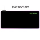 Gaming Mouse Pad Rgb Led Light Computer Keyboard Mouse Mat 9 Colors Large Size 