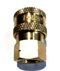Legacy 9 802-164 0   Brass Pressure Washer Hose Quick Coupler Socket 1 4 Npt