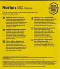 Norton 360 Deluxe - 5 Devices - 1 Year Pre-paid With Cloud Backup - Sealed Box