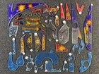 Williams Medieval Madness Pinball Machine Playfield Plastic Set Original Nos