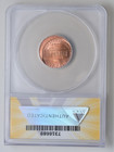 1999 Error Lincoln Cent Struck 10  Off Center Anacs Ms63 Red  689