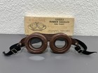 Vintage Nod And Shake Gas Tight Cover s Rubber Goggles W  Box   Paper Read Desc 