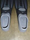 Cressi Sub Gara 3000 Ld Free Diving Full Foot Fins Made In Italy Size 44-45 Gray