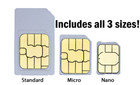Lot 500 X At t Sim Oem Nano 4glte Sim  New Unactivated  3in1  Sku 6453a