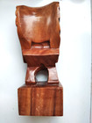 Tiki Hawaii Hand Carved Wood Figure 10  Vintage