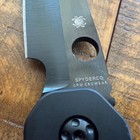 Spyderco Smock Cpm-cruwear Ticn Black Blade Black Aluminum Handles C240bkalbkcwp