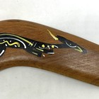 Australian Aboriginal 12  Returning Boomerang Hand Painted Wood Citer Australia