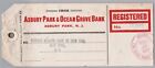 Us Scott  573 Pair    832 Registered Postal Cover Bank Shipping Tag 1939 B1-143