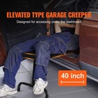 Uimoso 40 In Adjustable Rolling Garage Creeper  330 Lbs Capacity  Under Dash Use