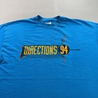Vintage Computer Tech T-shirt Mens Xl Blue Apple Ibm Computerland Directions 90s