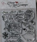 Clear Art Stamps 2008 Winter Bunny Photopolymer Stamps Set