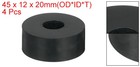 4pcs Thick Rubber Spacer 1-3 4 Inch Od X 1 2 Inch Id X 13 16 Inch Thickness