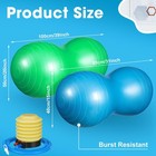2 Pcs Peanut Ball For Kids 39 X 20 And 31 X 15 Peanut Exercise Ball Yoga Bala   