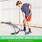 Gosports 2 5  Street Hockey Balls 6 Pack