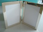 Tiffany Sterling Silver   Double Picture Frame Hinged 7  X 5  Each   Rare Beauty