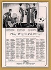1924 Print Ad Deco Fashion Le Long Borzoi Princess Pat Dressmakers Flappers 