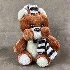Dandee Chipmunk 8  Plush -vintage 1979- Winter Hat   Scarf Dan Dee Brown