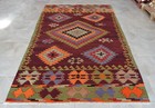 6x9 Rug  Turkish Rug Handmade Rug  Kilim Rug  Cheerful Color Area Rug  Wool Rug