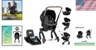 Compact Shyft Dualride Infant Car Seat Stroller With Sensorsafe Tech  Boone Gray
