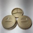 Cambro Hk 93-c-cw Lid Hk 93-cw Base 9 In Plate Heat Keeper  2 Sets  Made In Usa