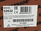 Dynabrade 52632 4-1 2  Right Angle Grinder 1 3hp 12 000rpm 5 8 -11 Spindle