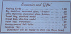 Railroad Menu Illinois Central The Buffet-lounge Menu 1968  1069