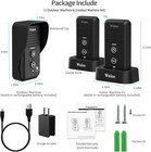 Wuloo Wireless Intercom Doorbells For Home Classroom  Intercomunicador Waterproo