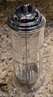 Vintage Tablecraft Glass Drinking Straw Holder Dispenser 11 
