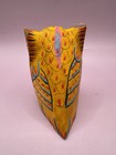 Vintage Hand Carved Wooden Owl Figurine