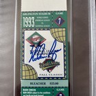 Nolan Ryan Signed 1993 World Series Psa   Dna Auto Grade 10 Mint