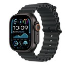 New Genuine Apple Watch Band - Ocean Band  49mm  - Black With Black Finish