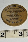 1962 Victor  New York Wooden Nickel Token 150th Anniversary Wooden Trade Coin