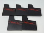 Lot Of 5 Oem Nintendo Nes Game Cartridge Dust Covers W  Red Logo  used 