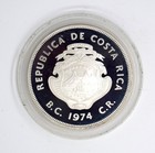 Costa Rica 1974 Silver Proof Sea Turtle - World Wildlife Conservation Series