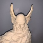 Vtg Santini Viking Statue Norse Odin Warrior Sculpture Amilcare Santini Italian