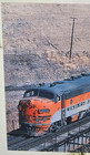 Western Pacific Diesel Engine Locomotive Postcard Train Railroad High Bridge