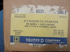 Square D 8536-sbg2 Nema Size 0 Magnetic Motor Starter W  120vac Coil New In Box 