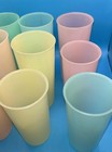 9 Vintage 1970s Original Tupperware Pastel Tumbler Sets  107    115