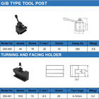 6pack Wedge Type Quick Change Tool Post Set Fit For 6-9inch Swing Small Lathe