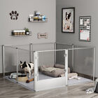 Heavy Duty Clear Acrylic Whelping Box Large 48 X 48  W  Floor Mat  Dog Puppy Pen
