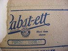 Vtg Pabst Brewery Pre-pro Beer Pabst-ett Cheese Advertising Carton Damage As-is 