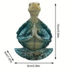 Sea Turtle Figurine Peacefulness Meditating Yoga Frog Garden Statue